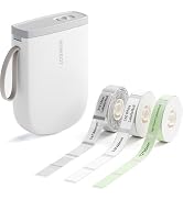 NIIMBOT 300 DPI D11 Label Maker Machine with 3 Tapes, Portable Thermal Label Printer with Multipl...