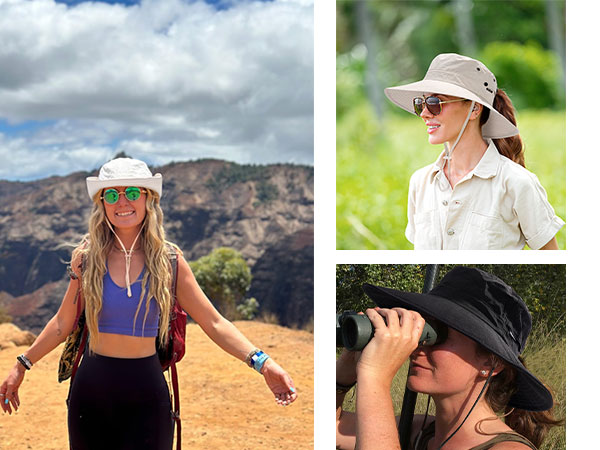 sun hat with ponytail hole