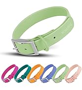Wisedog Waterproof Dog Collar: Multiple Adjust 7" to 23.6", Soft Rubber Coated Webbing and Easy t...