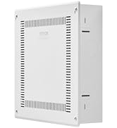VEVOR Structured Media Enclosure, 14-Inch, Recessed in-Wall Media Box with Cover, Wall-Mount Cabl...