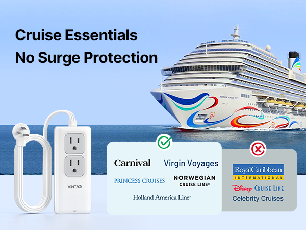 cruise approved outlet with usb ports