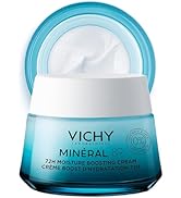 Vichy Mineral 89 Cream, 72H Moisture Boosting Cream | Hydrating Face Moisturizer with Hyaluronic ...