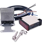 Taiss Photoelectric Beam Sensor E3JK-R4M1 Indoor Wall Mounted 12-240VDC 24-240VAC Retroreflective...