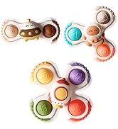 ALASOU 3PCS Pop Suction Cup Spinner Toys for 1 Year Old Boy Girl|Novelty Spinning Tops Toddler St...