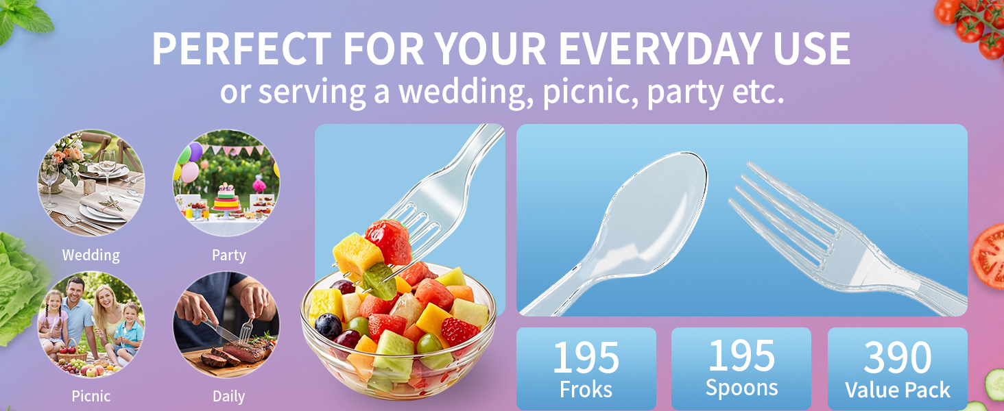 bulk disposable cutlery reusable clear utensils party Knives catering Knives picnic utensils