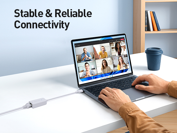 Gigabit Ethernet to USB C