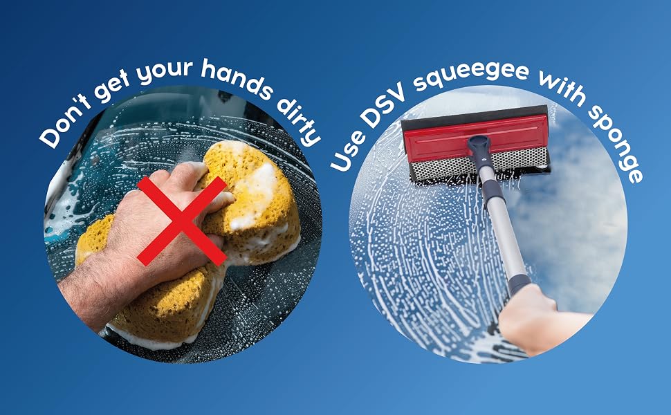 vehicle large automobile flexible cleaning tool squeeze sqweegy limpia vidrios ventanas