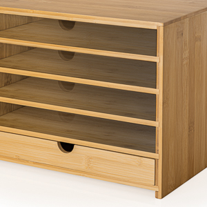 bamboo desk wooden and caddy drawer organizer organizers tape office accessories dispenser executive