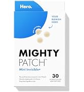 Mighty Patch Mini Invisible+ Patches - X-Small Daytime Hydrocolloid Acne Pimple Patches for Cover...