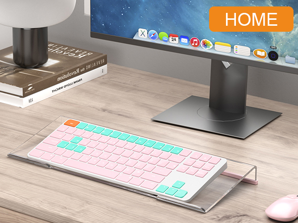 clear keyboard riser