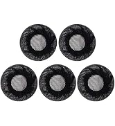 Uonlytech Womens Hair Accessories 5pcs Ballet Dance Hairnet, Black Reusable Bun Hair Nets Invisib...