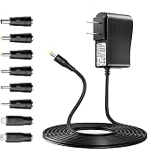 ZOZO 10W 5V 2A AC/DC Adapter Replacement 5Volt 2Amp Power Adapter Cord Charger Multi Tips for Tab...