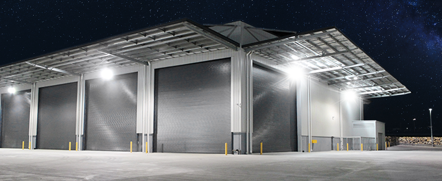 Onforu 2 Pack 100W LED Flood Light with Plug 700W Equiv