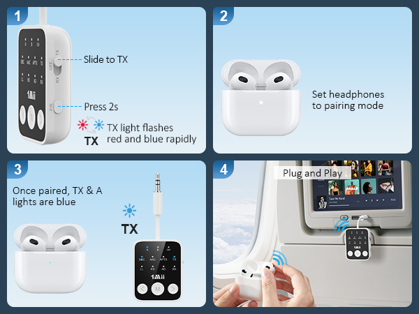 airplane bluetooth transmitter