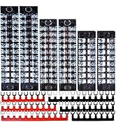 Terminal Blocks Ground Circuit 12PCS/6 Set 8+10+12 Positions 600V 15A Dual Row Bus Bar Wire Amp M...