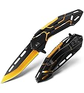 GUANYISTO Pocket Knife for Men, EDC Tactical Knife Folding Knife, Pocket Knives for Outdoor Survi...