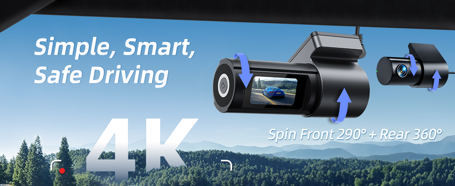 dash cam front and rear