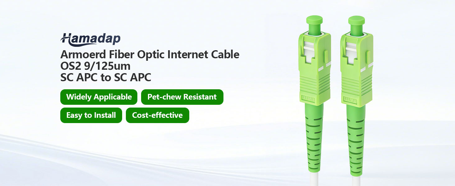 SC APC Fiber Optic Internet Cable Introduction