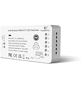 GLEDOPTO ZigBee 3.0 RGBCCT LED Strip Controller Pro RGB Color and Warm White Cold White Light Mix...