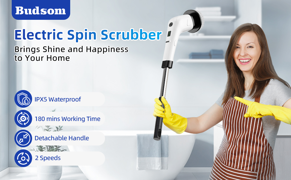 electric spin scrubber