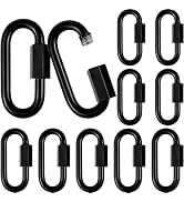 20 Pack 3.5 inch Quick Link Chain Connector - Anti-Rust Heavy Duty Carabiner, 1600lbs Load Capaci...