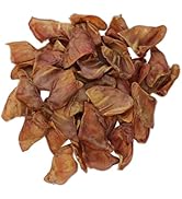 Best Pet Supplies GigaBite Roasted Pig Ears for Dogs, Natural and Healthy Chews, Treats in Whole,...