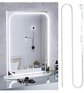 MY BEAUTY LIGHT LED Vanity Lights Strip for Mirror, 6000K Bright Daylight White Vanity Mirror Lig...