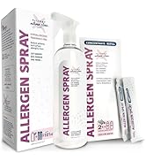 Allergy Asthma Clean Allergen Spray, Pets, Dust Allergies & More, Air & Surface Control, Just Add...
