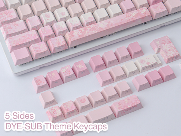 5 Side DYE-SUB Keycaps