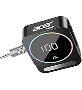 Acer Gadget Bluetooth Receiver for Car/Home/Wired Headphones, 3.5mm AUX, Drive & Listen Wirelessl...