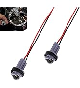 Hugwits 2 PCS T10 T13 T15 Harness Pigtail Socket, Female Adapter Wiring Harness Sockets, Socket C...