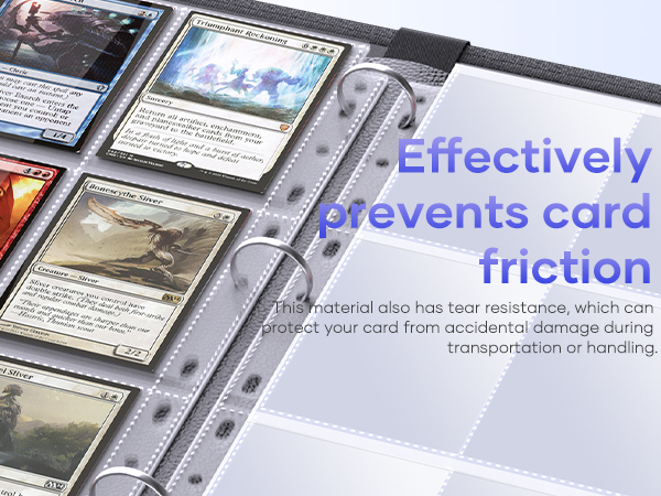 this material also has tear resistance,which can protect your cards from accidental damage