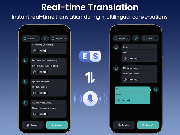 translating earbuds real time