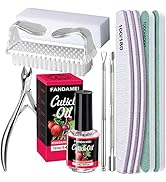 FANDAMEI Nail Files and Buffers Kit, Cuticle Remover Kit with Nail File, Buffer, Buffer Block, Cu...