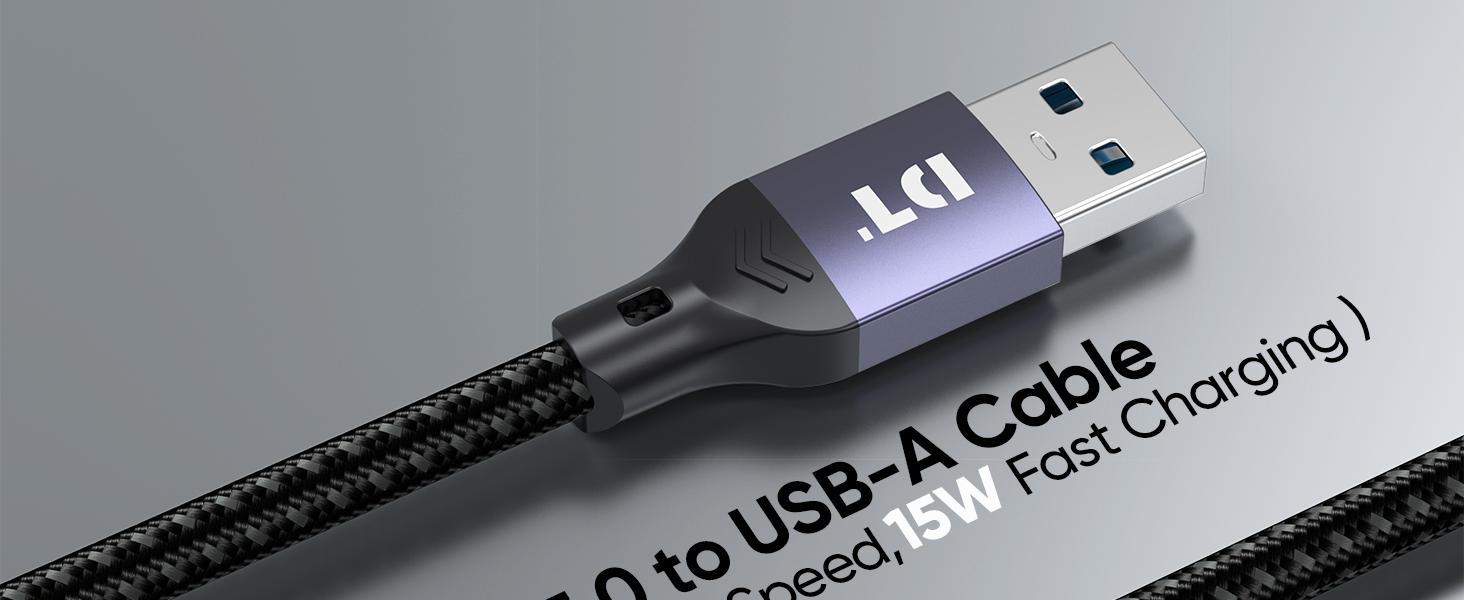 USB A to USB A Cable 10ft