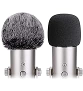 PEMOTech 2PCS Blue Yeti Pop Filter, Professional Microphone Pop Filter Windscreen, Foam Windscree...