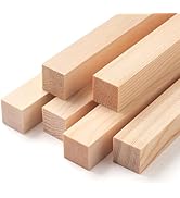Square Wooden Dowel Rods, 6 PCS 1