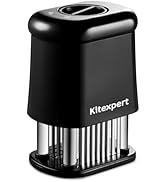 KITEXPERT Meat Tenderizer Tool with 56 Stainless Steel Ultra Sharp Needle Blade, Durable Meat Ten...