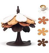 Silicone Trivet Tree Set Hot Pads, Vynusio Trivets for Hot Dishes 4 Pack +1 Stand, Collapsible Tr...