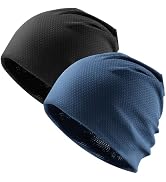 Trodalo 2 Pack Cooling Skull Caps for Men Women - Sweat Wicking Stretchy Cycling Caps, Sports Run...