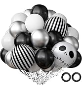 OuMuaMua 63Pcs Halloween Balloons Party Decorations, 12