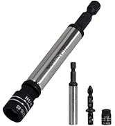 HitScrews 5-in-1 Reversible Magnetic Nut Driver Bit, Impact Double-Ended Flip Socket for H1/4 H5/...