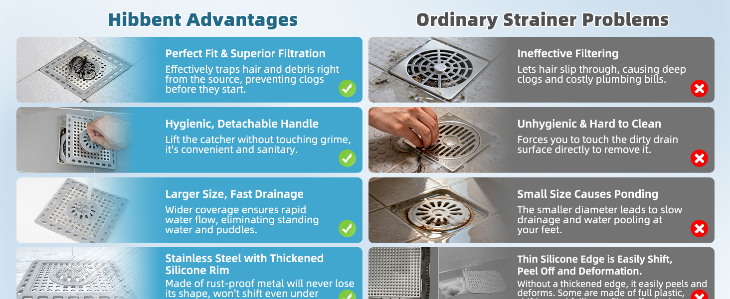Shower Drain Hair Catcher