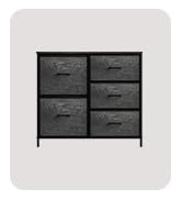 Sorbus Dresser with 5 Faux Wood Drawers - Storage Unit Organizer Chest for Clothes - Bedroom, Hal...