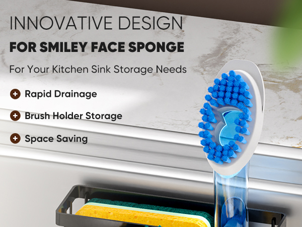 sponge holder for kitchen sink