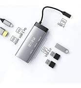 REIIE 5 in 1 USB Hubs,Docking Station Dual Monitor with 4K@HDMI,100W PD Charging, 5Gbps 3*USB3.0 ...
