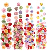 310Pcs Fake Flower Heads Mini Artificial Flower Bulk Silk Flowers for Decoration Small Faux Flowe...