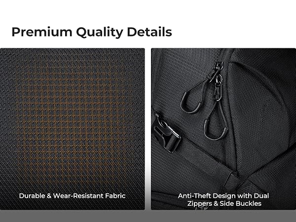 Camera Bags for Photographers with Tripod Strap & Rain Cover