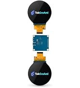 TekGroAml 2.1 inch Dual TFT IPS Round Circular LCD Display | 480x480 ,HDMI video input ,Micro USB...