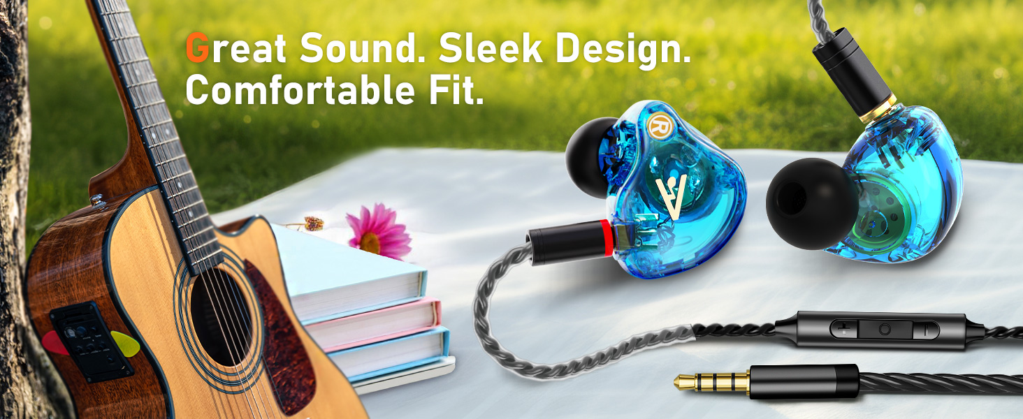 Audiovance Vibes 202 Black_HiFi Wired Earbuds